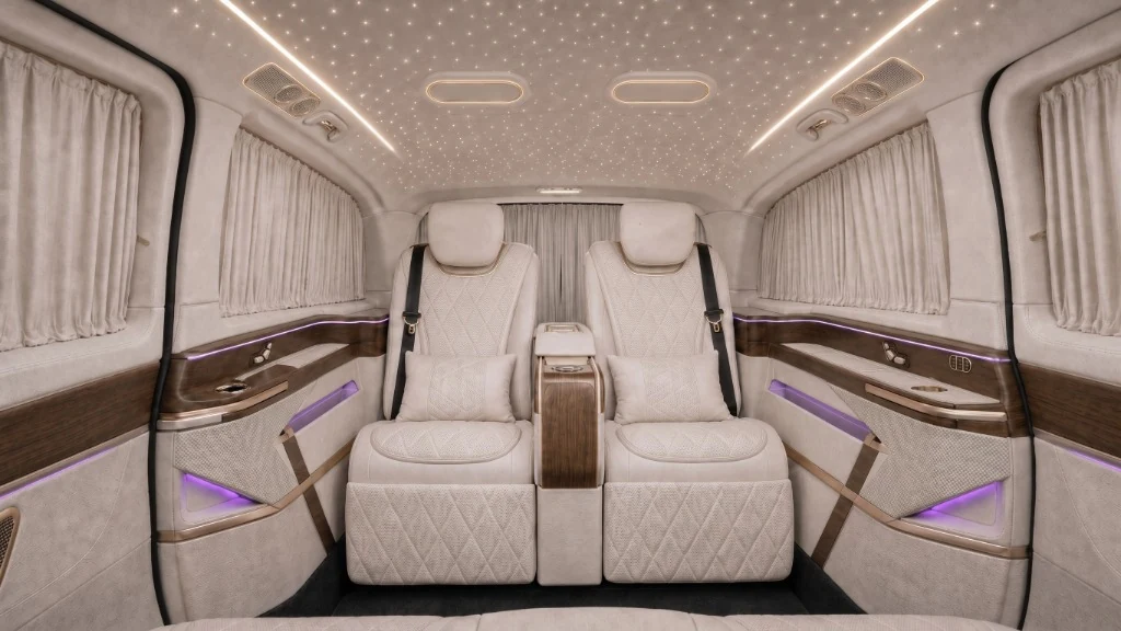 Mercedes V-Class ELIT VIP interior view 2