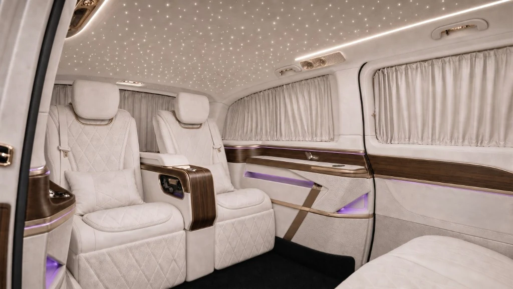 Mercedes V-Class ELIT VIP interior view 4